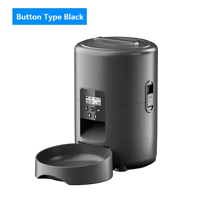 2L APP Control Automatic Pet Feeder Button Version Auto Cat Food Dispenser Smart Control Pet Feeder for Cats Dog Dry Food Bowl
