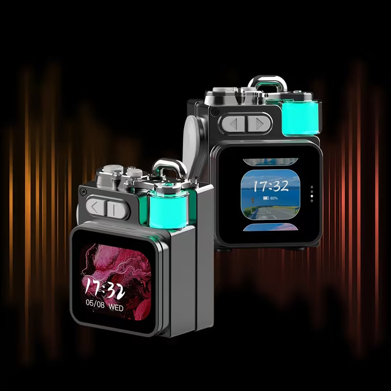 Altavoz Bluetooth Portátil DK08 Metal con Luces RGB y Pantalla LED | ShaiMX