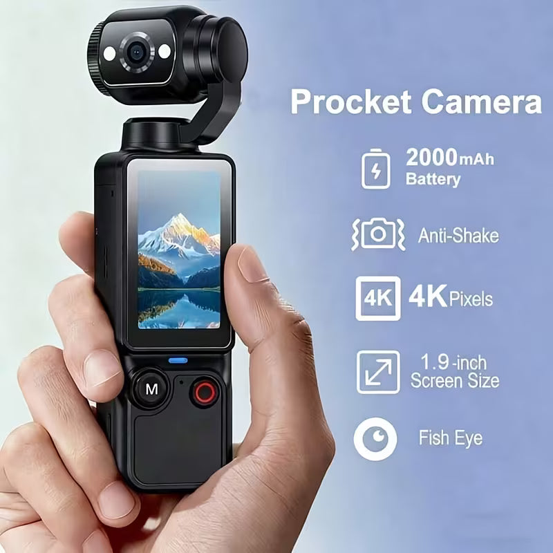 Cámara Portátil Multifuncional 4K HD para Deportes y Aventuras | ShaiMX