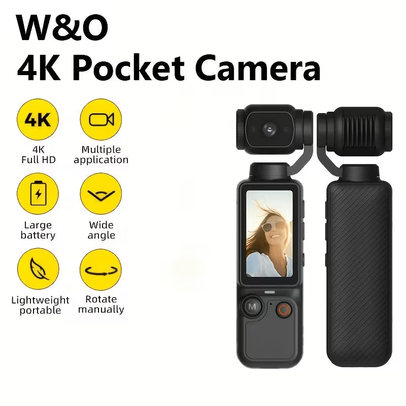 Cámara Portátil Multifuncional 4K HD para Deportes y Aventuras | ShaiMX