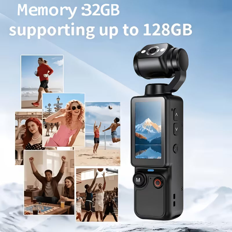 Cámara Portátil Multifuncional 4K HD para Deportes y Aventuras | ShaiMX