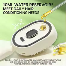 Cepillo Alaciador Eléctrico 3 en 1 con Vapor y Pulverizador de Aceites | ShaiMX