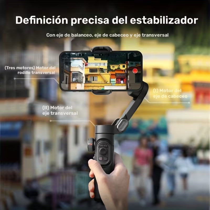 Estabilizador Gimbal 3 Ejes Plegable para Smartphone | ShaiMX