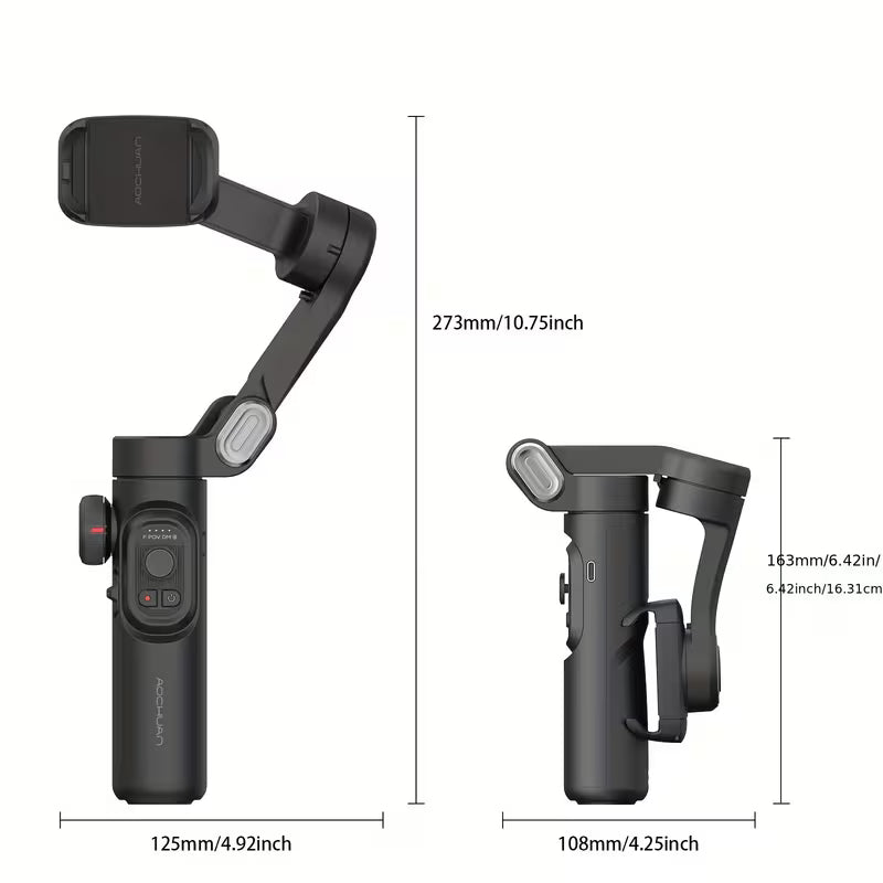 Estabilizador Gimbal 3 Ejes Plegable para Smartphone | ShaiMX